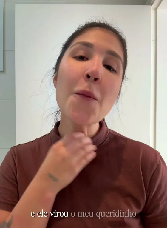 Criadora usando o Chantê